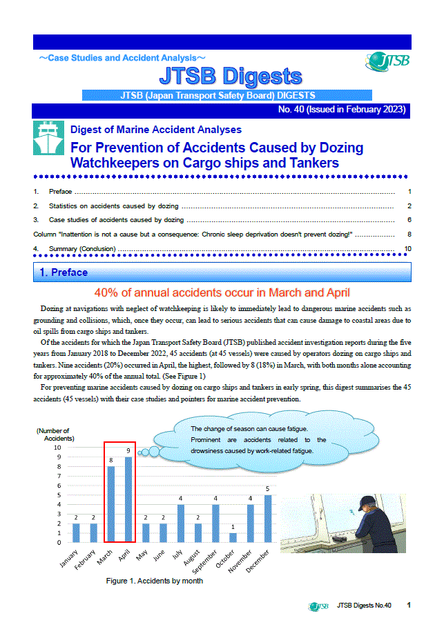 Digest of Marine Accident Analyses